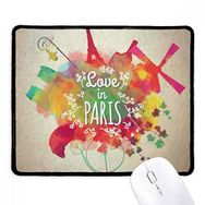 Dıythinker Renkli Mark City Fransa Eyfel Kulesi Kaymaz Mouse Pad