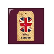 Dıythinker Resmi Şapka Birleşik Krallık Londra Damga İngiltere Parlak 10x10 cm Seramik Karo