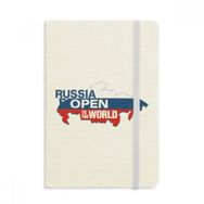 Dıythinker Rusya Dünyaya Açık Bayrak Haritası Baskılı A5 Defter