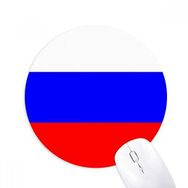 Dıythinker Rusya Ulusal Bayrağı Avrupa Ülke Baskılı Yuvarlak Kaymaz Kauçuk Mouse Pad