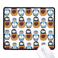 Dıythinker Rusyacak Bebek Posteri Matryoshka Ülke Kültürü Kaymaz Siyah Başlıklı Kenarlar Mouse Pad