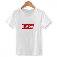 DIYthinker S Beyaz Boys' Course and Major History Kırmızı Bisiklet Yaka Tişört