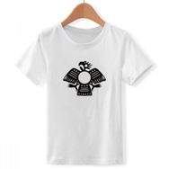 DIYthinker S Beyaz Erkek Çocuk eski Mısır Soyut Eagle-Desen Yuvarlak Yaka Tişört