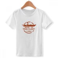 DIYthinker S Beyaz Erkek Çocuk Kingdom of Thailand Kayaking İllüstrasyonu Bisiklet Yaka Tişört