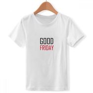 DIYthinker S Beyaz Erkek Çocuk Kutlama Good Friday Kanada Blessing Bisiklet Yaka Tişört