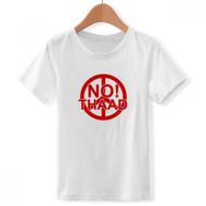 DIYthinker S Beyaz Erkek Çocuk No Thaad Against War Against Crew Neck Tişört
