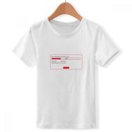 DIYthinker S Beyaz Erkek Çocuk Programcısı Download Your Love Bisiklet Yaka Tişört