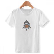 DIYthinker S Beyaz Erkek Çocuk Şapkaları - IBiss Shark Illustrieren Crew Boyun Tişört