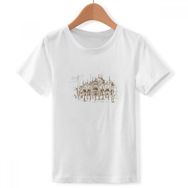 DIYthinker S Beyaz Erkek Çocuk Venedik Kilisesi Venetian Crew Boyun Tişört