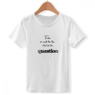 DIYthinker S beyaz Erkek Hamlet zu Sein Nicht zu Sein Shakespeare Crew Neck tişört