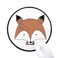 Dıythinker Sadelik Tarzı Olgunlaşmamış Tilki Yuvarlak Kaymaz Mouse Pad