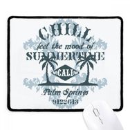 Dıythinker Sahil Hindistan Cevizi Ağacı Metin Deseni Kaymaz Siyah Başlıklı Kenarlar Mouse Pad