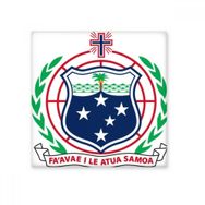 Dıythinker Samoa Okyanusya Ulusal Amblem Seramik 10x10 cm Seramik Karo