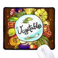 Dıythinker Sebzeler Mısır Redish Çin lahanası Kaymaz Siyah Başlıklı Kenarlar Mouse Pad