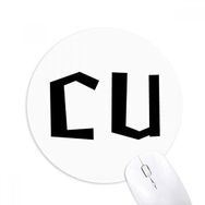 Dıythinker See You Baskılı Yuvarlak Kaymaz Kauçuk Mouse Pad