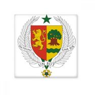 Dıythinker Senegal Afrika Ulusal Amblem Seramik 10x10 cm Seramik Karo