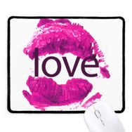 Dıythinker Sevgililer Günü Pembe Dudak Aşk Kaymaz Mouse Pad