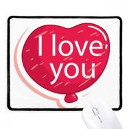 Dıythinker Sevgililer Günü Pembe I Love You Balon Kaymaz Mouse Pad