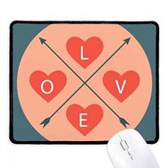 Dıythinker Sevgililer Günü Pembe Mavi Aşk Kaymaz Mouse Pad