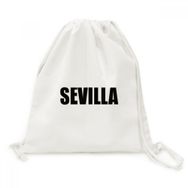 Dıythinker Sevilla İspanya Şehir Adı Kanvas İpli Sırt Çantası