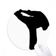 Dıythinker Shaolin Kung Fu Çin Kültürü Desenli Baskılı Yuvarlak Kaymaz Kauçuk Mouse Pad