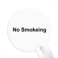 Dıythinker Sigara İçilmez Uyarı Sembolü Desenli Baskılı Yuvarlak Kaymaz Kauçuk Mouse Pad