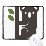 Dıythinker Siluet Avustralya Koala ve Okalipt Kaymaz Mouse Pad