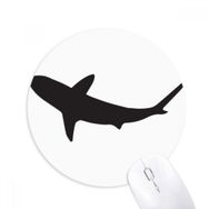 Dıythinker Silüeti Okyanus Köpekbalığı Fierce Fish Baskılı Yuvarlak Kaymaz Kauçuk Mouse Pad