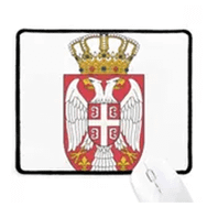 Dıythinker Sırbistan Avrupa Ulusal Amblem Kaymaz Mouse Pad