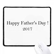 Dıythinker Siyah 2017 Happy Father Day Festival Alıntı Kaymaz Fare Altlığı