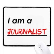 Dıythinker Siyah Alıntı I Am A Journalist Kaymaz Fare Altlığı