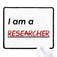 Dıythinker Siyah Alıntı I Am A Researcher Kaymaz Fare Altlığı