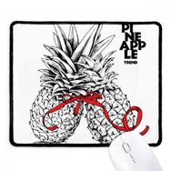Dıythinker Siyah Ananas Çift Trend Tropik Meyve Kaymaz Fare Altlığı