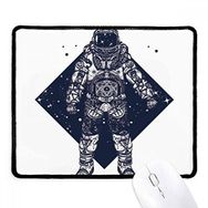 Dıythinker Siyah Astronot Yıldızlar Evren Sanat Deseni Kaymaz Fare Altlığı
