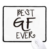 Dıythinker Siyah Best BF Ever Sevgililer Günü Aşk Kaymaz Fare Altlığı