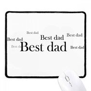 Dıythinker Siyah Best Dad Festival Alıntı Kaymaz Fare Altlığı