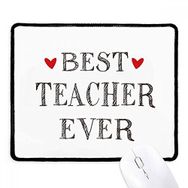 Dıythinker Siyah Best teacher ever Quote Saygın Kaymaz Fare Altlığı