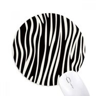 Dıythinker Siyah Beyaz Damar Desenli Arka Plan Baskılı Yuvarlak Kaymaz Kauçuk Mouse Pad