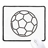 Dıythinker Siyah Beyaz Siyah Futbol Futbol Sporları Kaymaz Fare Altlığı