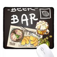 Dıythinker Siyah Biftek Bar Fransa Tost Bira Kaymaz Fare Altlığı