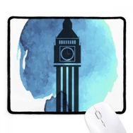 Dıythinker Siyah Big Ben Londra İngiltere İngiltere Birleşik Krallık Kaymaz Fare Altlığı