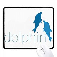 Dıythinker Siyah Blue Ocean Docile İki Yunus Kaymaz Fare Altlığı