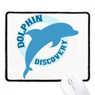 Dıythinker Siyah Blue Ocean Streamline Yunus Desenli Kaymaz Fare Altlığı