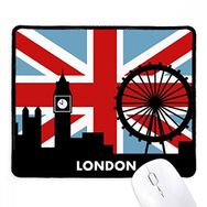 Dıythinker Siyah Britanya Birliği Jack Londra Gözü Big Ben Bayrak BK Kaymaz Fare Altlığı