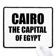 Dıythinker Siyah Cairo The Capital Of Egypt Kaymaz Fare Altlığı