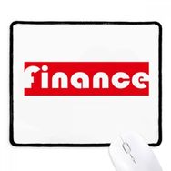 Dıythinker Siyah Course and Major Finance Kırmızı Kaymaz Fare Altlığı