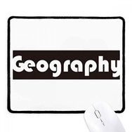 Dıythinker Siyah Course And Major Geography Siyah Kaymaz Fare Altlığı
