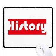 Dıythinker Siyah Course And Major History Kırmızı Kaymaz Fare Altlığı