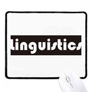 Dıythinker Siyah Course And Major Linguistics Siyah Kaymaz Fare Altlığı