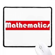 Dıythinker Siyah Course And Major Matematik Kırmızı Kaymaz Fare Altlığı